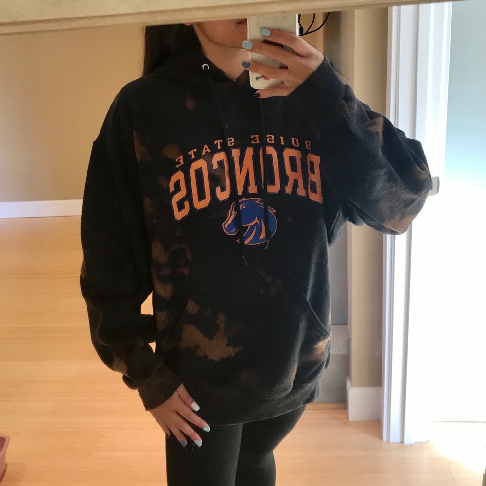 Boise State Broncos Bleached Hoodie